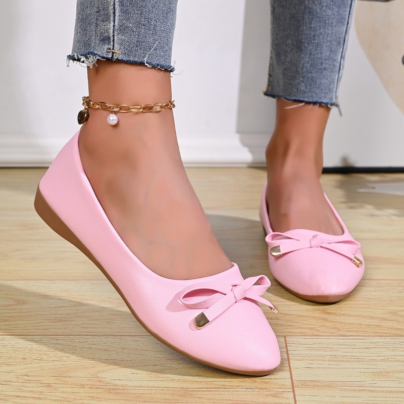Women'S Shoes Toms - Bow Shallow Mouth Soft Sole Comfortable