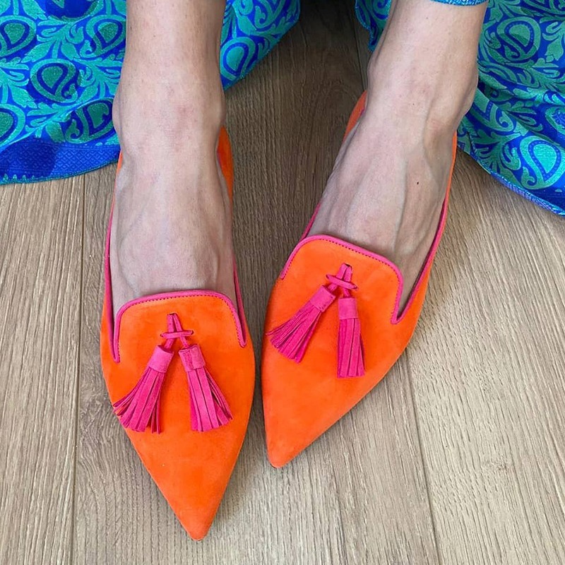 Spring/Summer 2026 Solid Color - Pointed Toe Flat ulasan dan harga