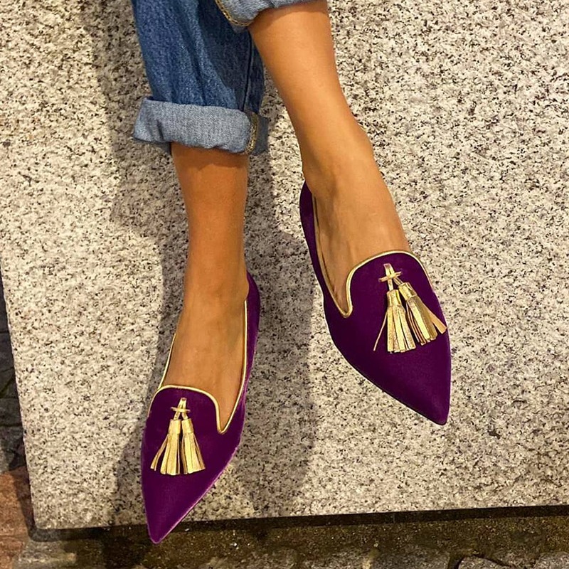 Spring/Summer 2026 Solid Color - Pointed Toe Flat ulasan dan harga