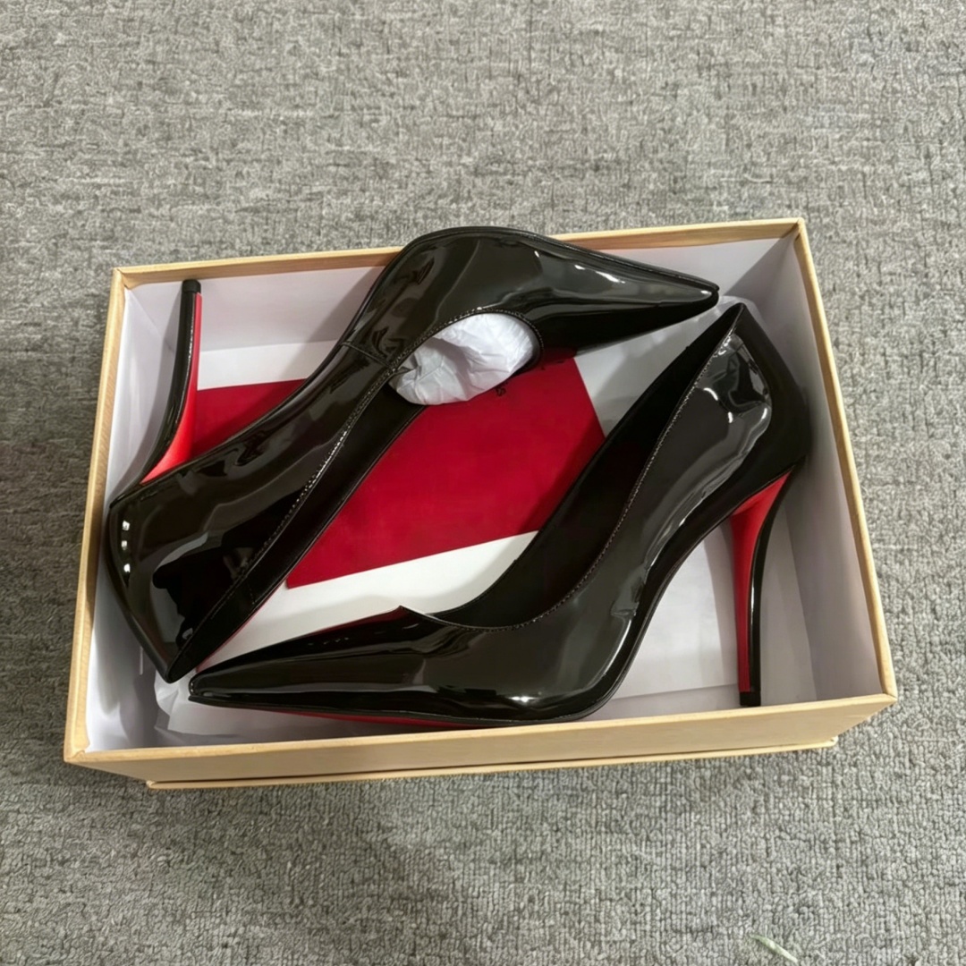 Pointed Toe Red Sole Single Sh - Pointed Toe Flat ulasan dan harga