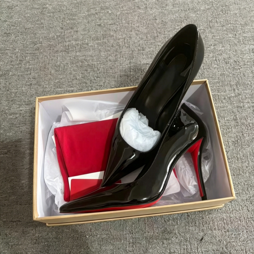 Pointed Toe Red Sole Single Sh - Pointed Toe Flat ulasan dan harga