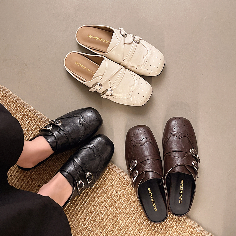Summer Vintage Women Lady PU L - Loafer Flat Women ulasan dan harga