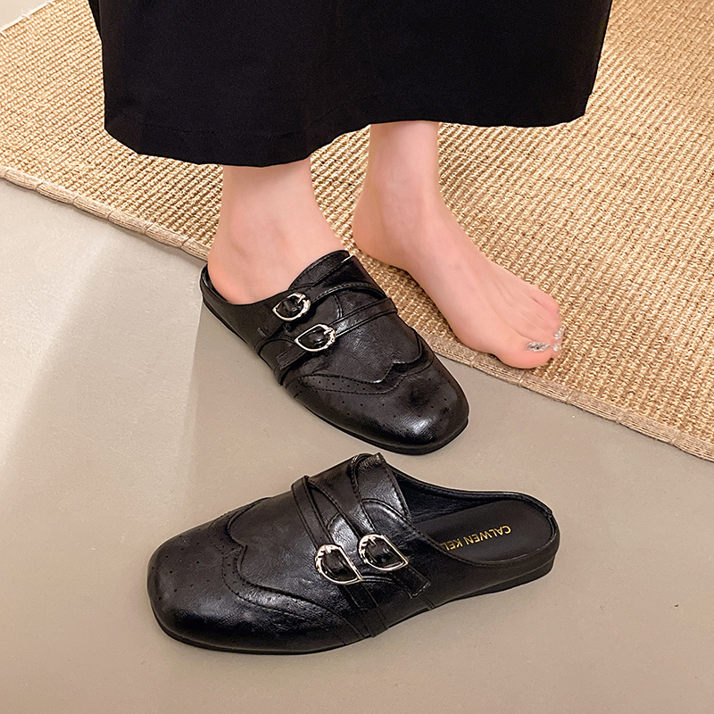 Summer Vintage Women Lady PU L - Loafer Flat Women ulasan dan harga