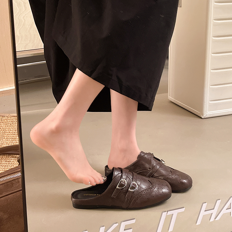 Summer Vintage Women Lady PU L - Loafer Flat Women ulasan dan harga