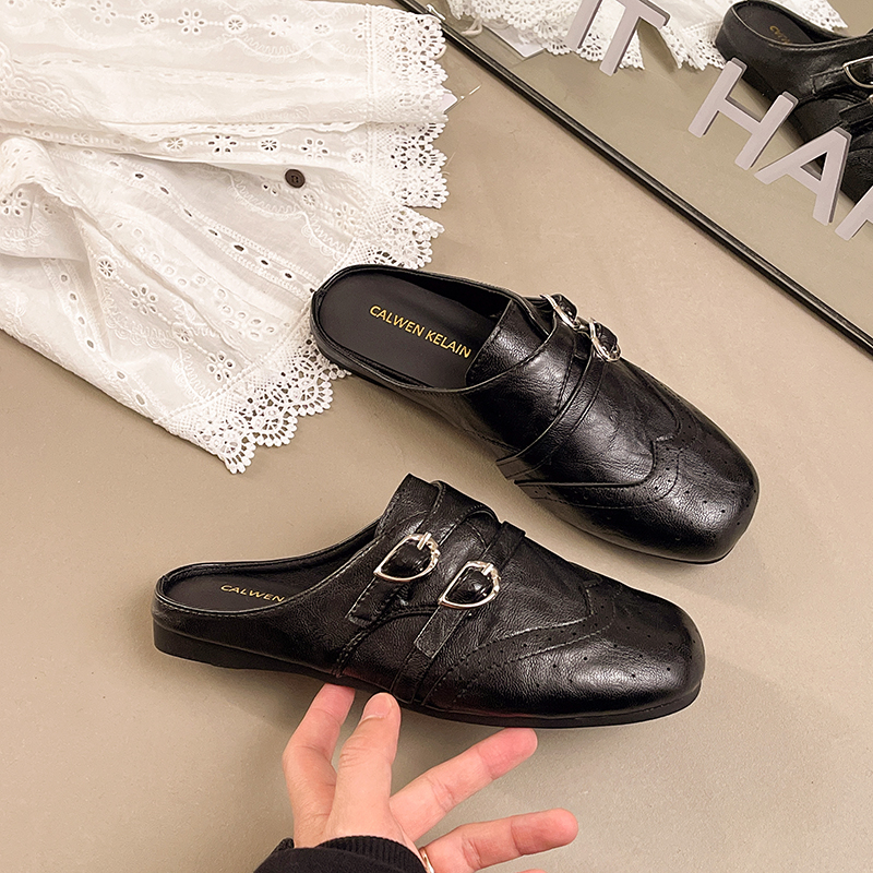 Summer Vintage Women Lady PU L - Loafer Flat Women ulasan dan harga