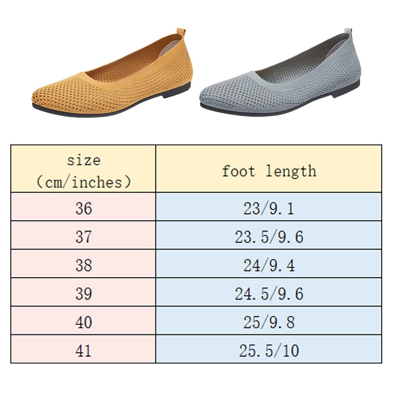 Women Flat Shoes Knitted Loafe - Loafer Flat Women ulasan dan harga