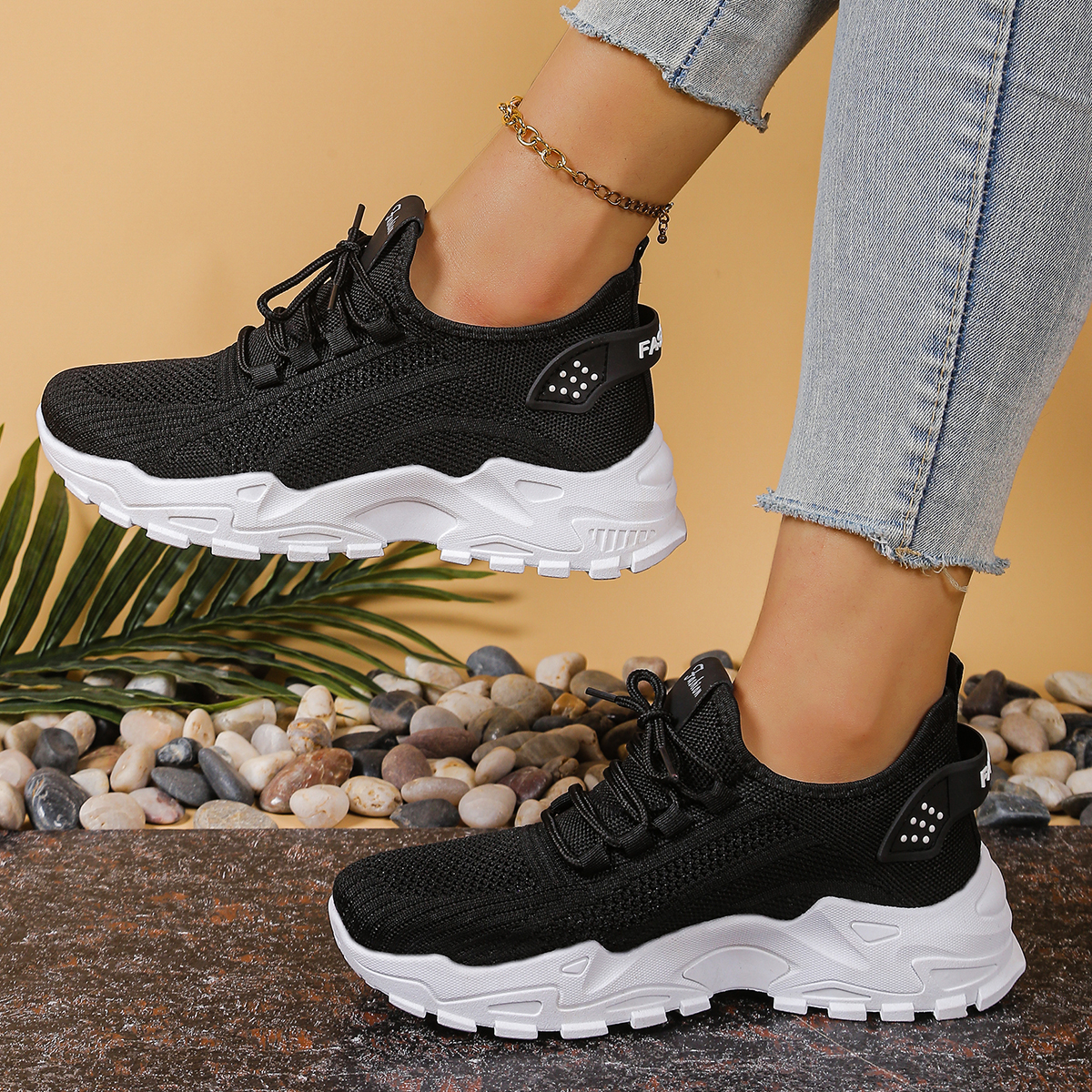 New women's thick-soled sneake - Women'S Shoes For Tennis ulasan dan harga
