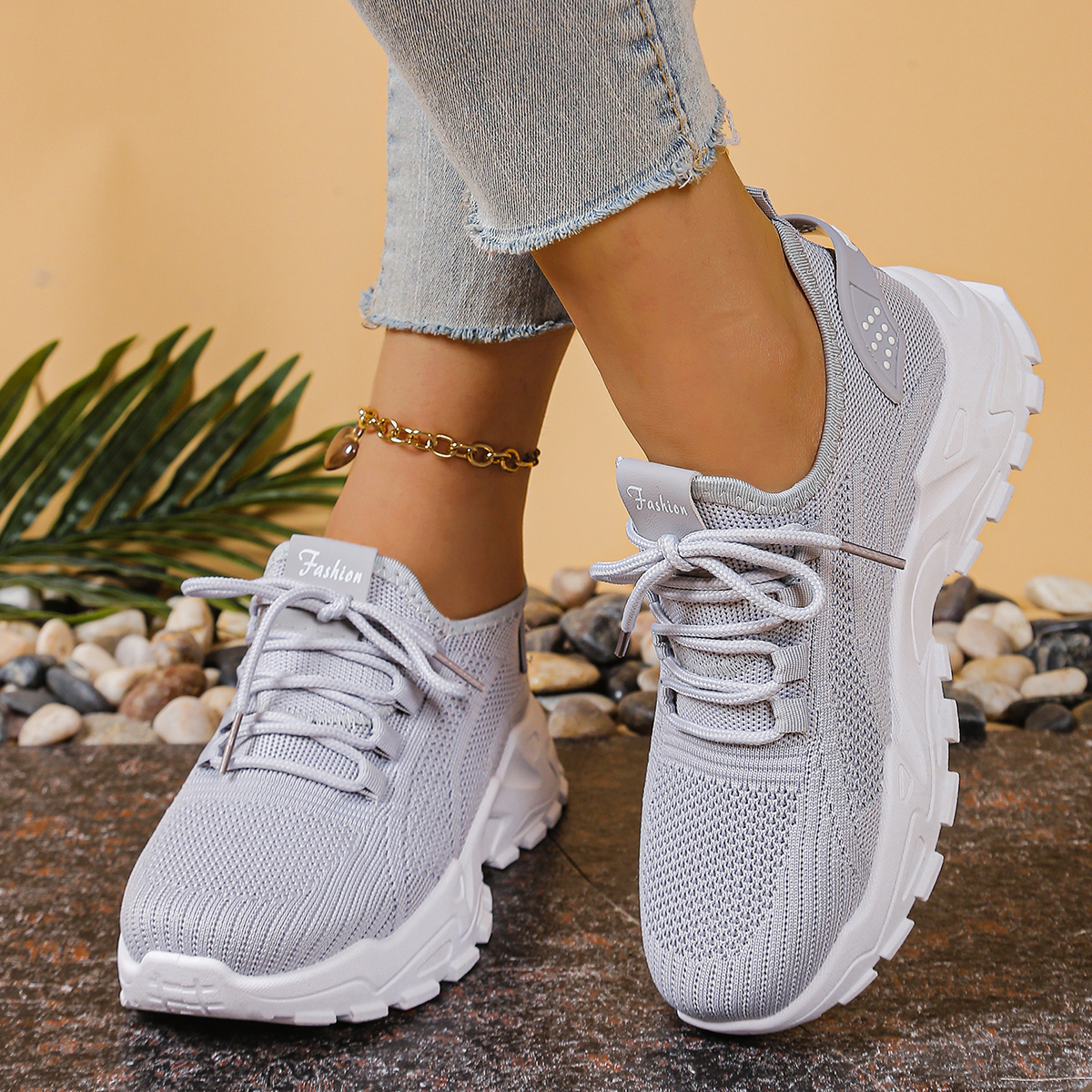 New women's thick-soled sneake - Women'S Shoes For Tennis ulasan dan harga