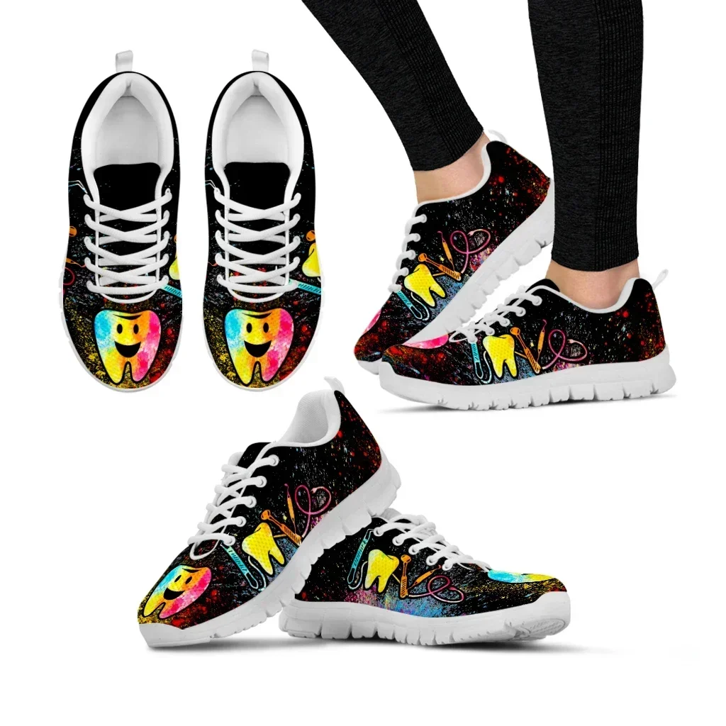 Dental Footwear Tie Dye Painte - Women'S Shoes For Tennis ulasan dan harga