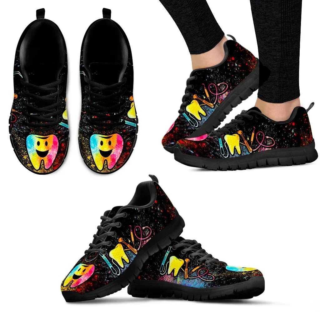 Dental Footwear Tie Dye Painte - Women'S Shoes For Tennis ulasan dan harga