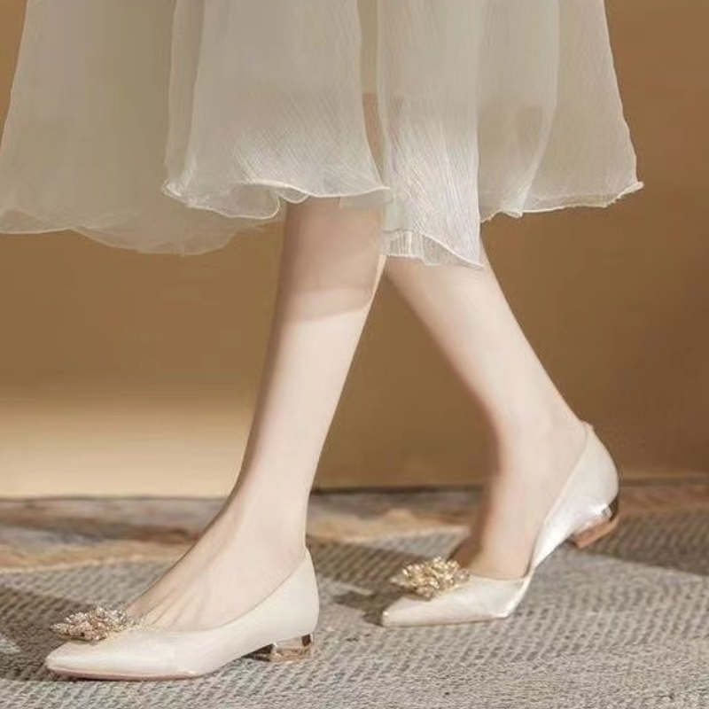New Fashion Stunning Pointed T - Pointed Toe Flat ulasan dan harga