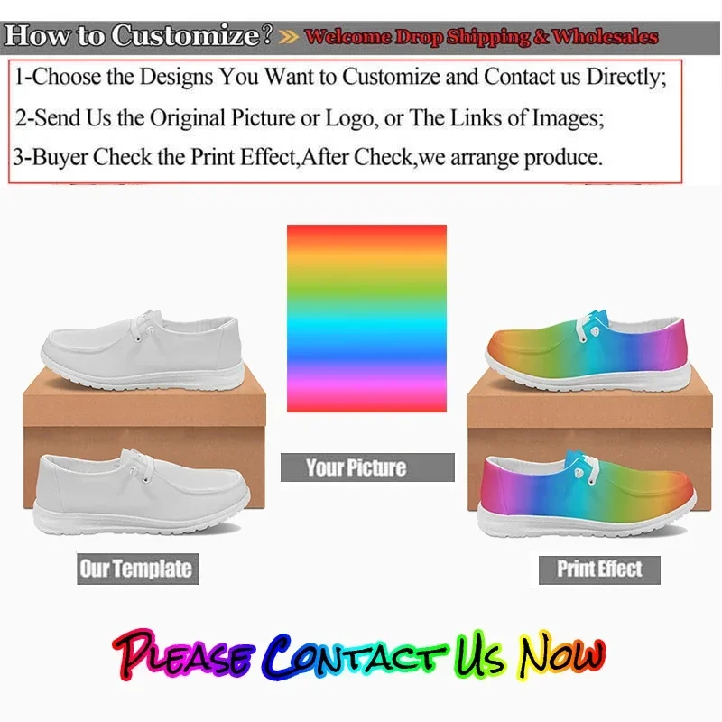 Custom Shoes Womens Lace Up Fl - Women Shoes Logo ulasan dan harga