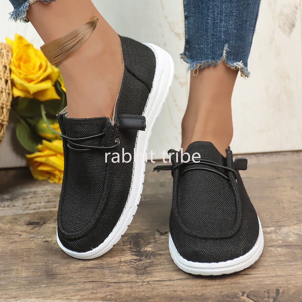 2026 New Fashionable Canvas Ca - Loafer Flat Women ulasan dan harga