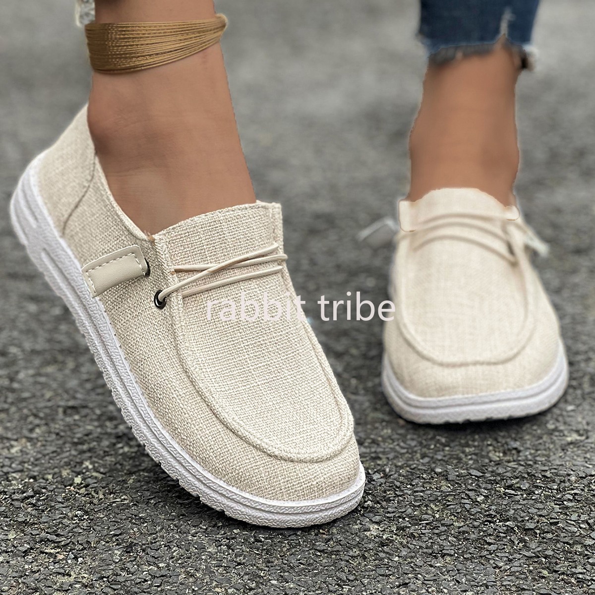 2026 New Fashionable Canvas Ca - Loafer Flat Women ulasan dan harga