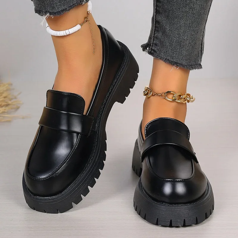 Plus Size 35-43 Black Pu Leath - Women Shoes Japan ulasan dan harga