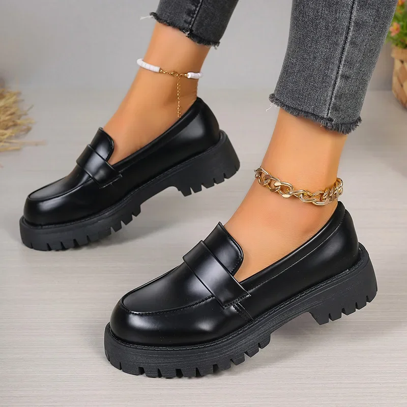 Plus Size 35-43 Black Pu Leath - Women Shoes Japan ulasan dan harga
