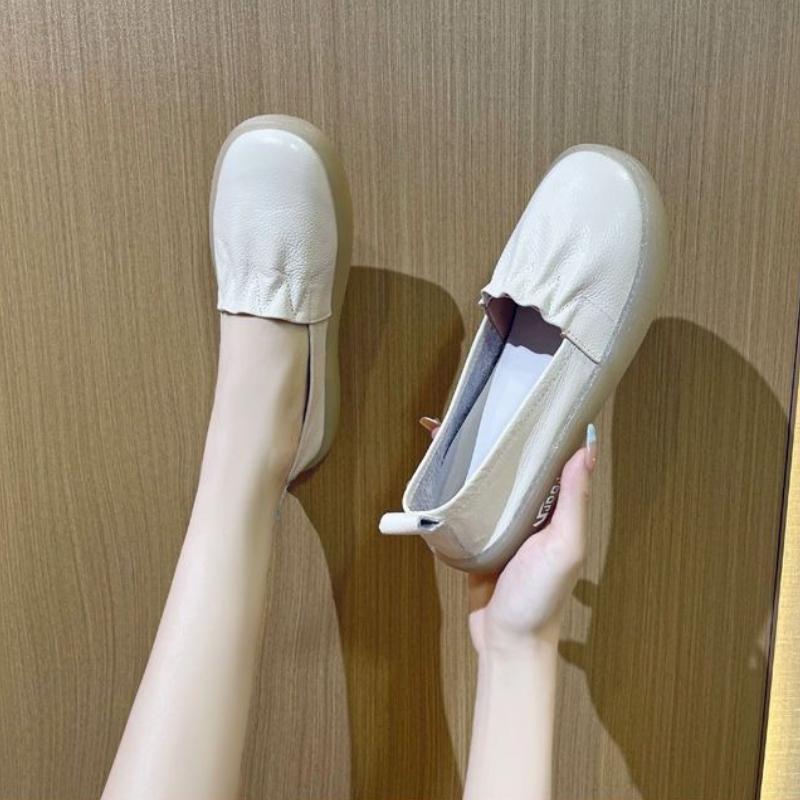 Spring and Autumn ​Women's Whi - Loafer Flat Women ulasan dan harga