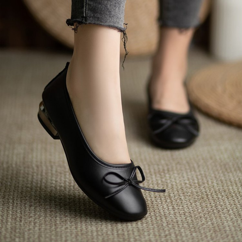 Elegant Bowknot Flat Shoes for - Pointed Toe Flat ulasan dan harga