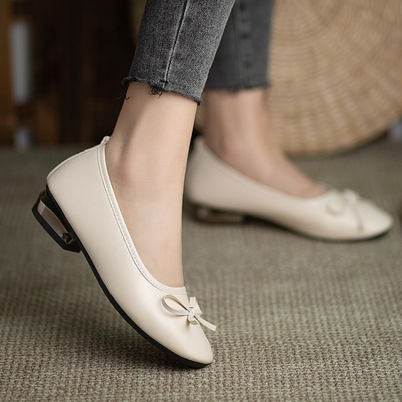Elegant Bowknot Flat Shoes for - Pointed Toe Flat ulasan dan harga