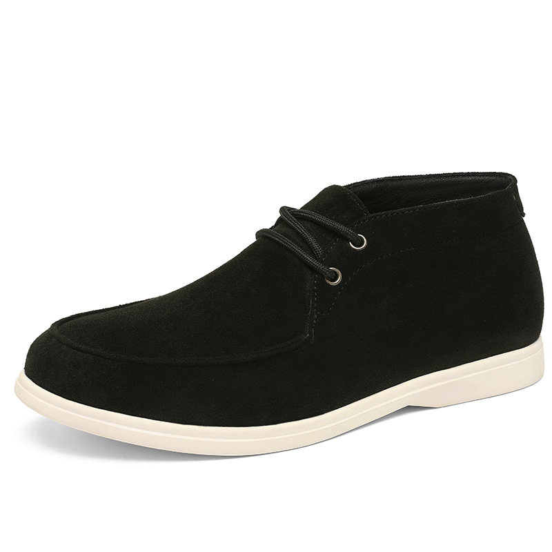 Classic British Style Suede Le - Pointed Toe Flat ulasan dan harga