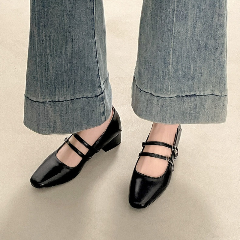 Square Toe Low Heel Women Silv - Women'S Shoes Toms ulasan dan harga