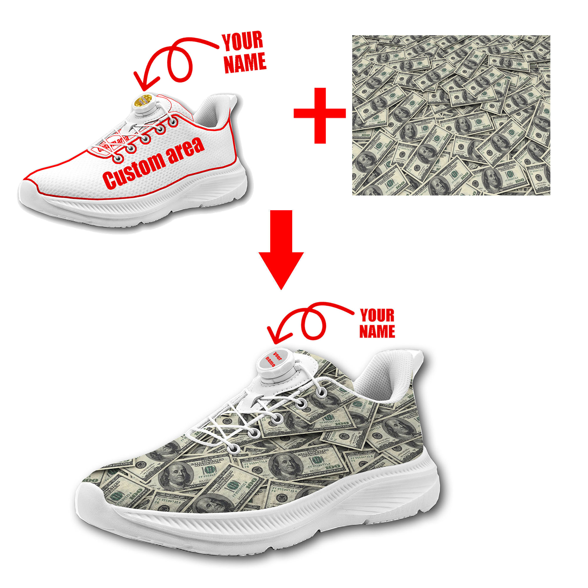 Custom Walking Shoes Men Woman - Women Shoes Logo ulasan dan harga