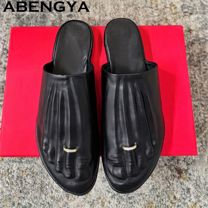 Black Real Leather Wrap Toe lo - Loafer Flat Women ulasan dan harga