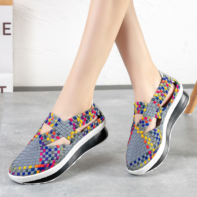 Platform Women's Shoes Breath  - Loafer Flat Women ulasan dan harga