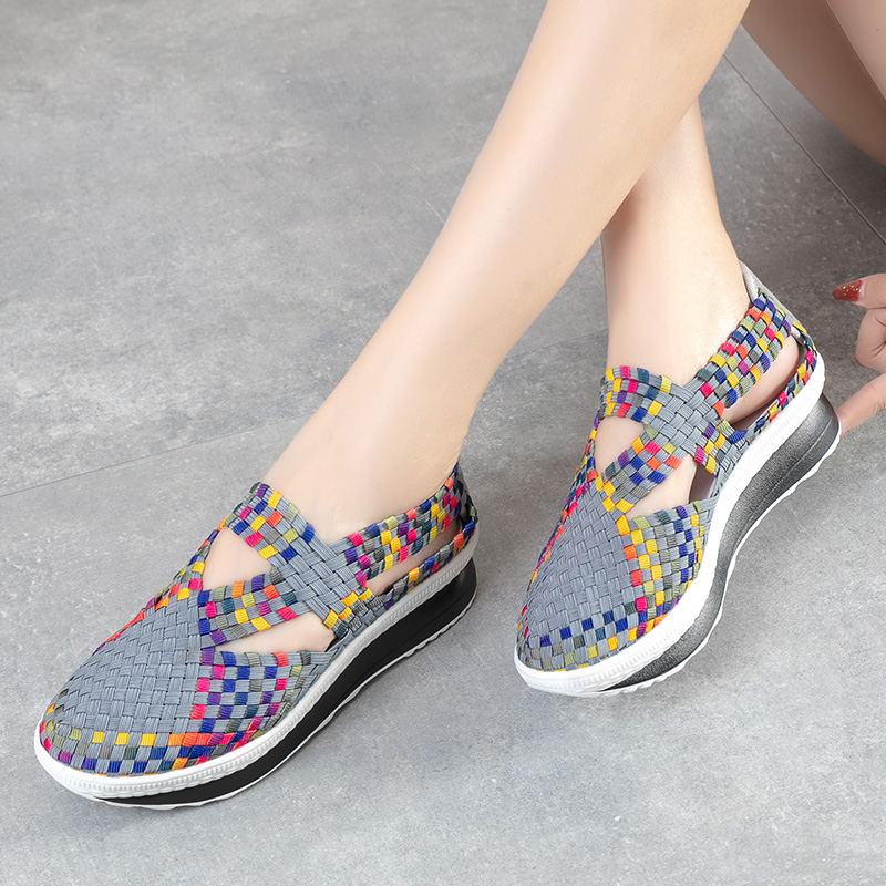 Platform Women's Shoes Breath  - Loafer Flat Women ulasan dan harga