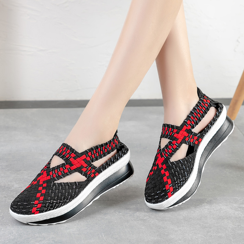 Platform Women's Shoes Breath  - Loafer Flat Women ulasan dan harga